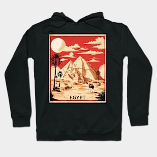 Egyptian Desert Vintage Poster Tourism Hoodie